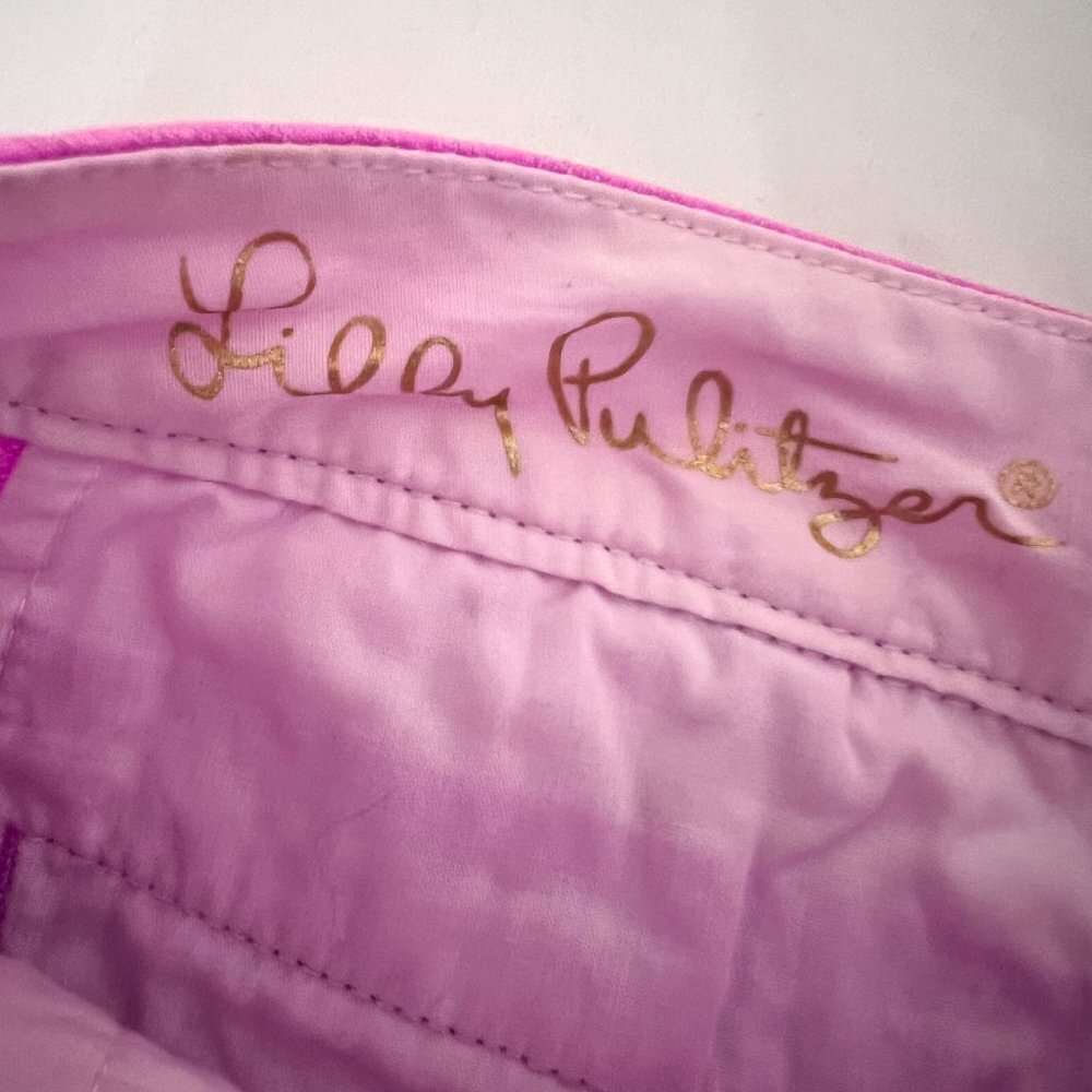 Bright Hot Pink 5” Lilly Pulitzer Buttercup Shorts - Picture 9 of 15